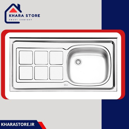سینک ایلیا استیل 122