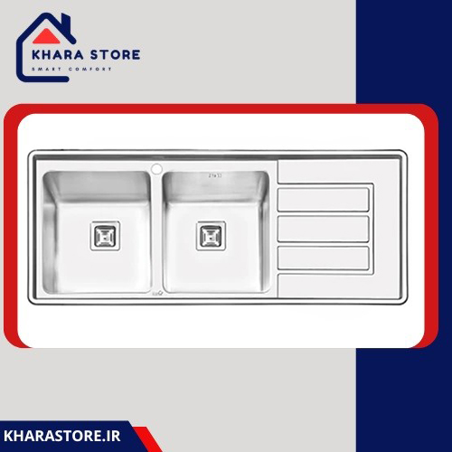 سینک ایلیا استیل 2064