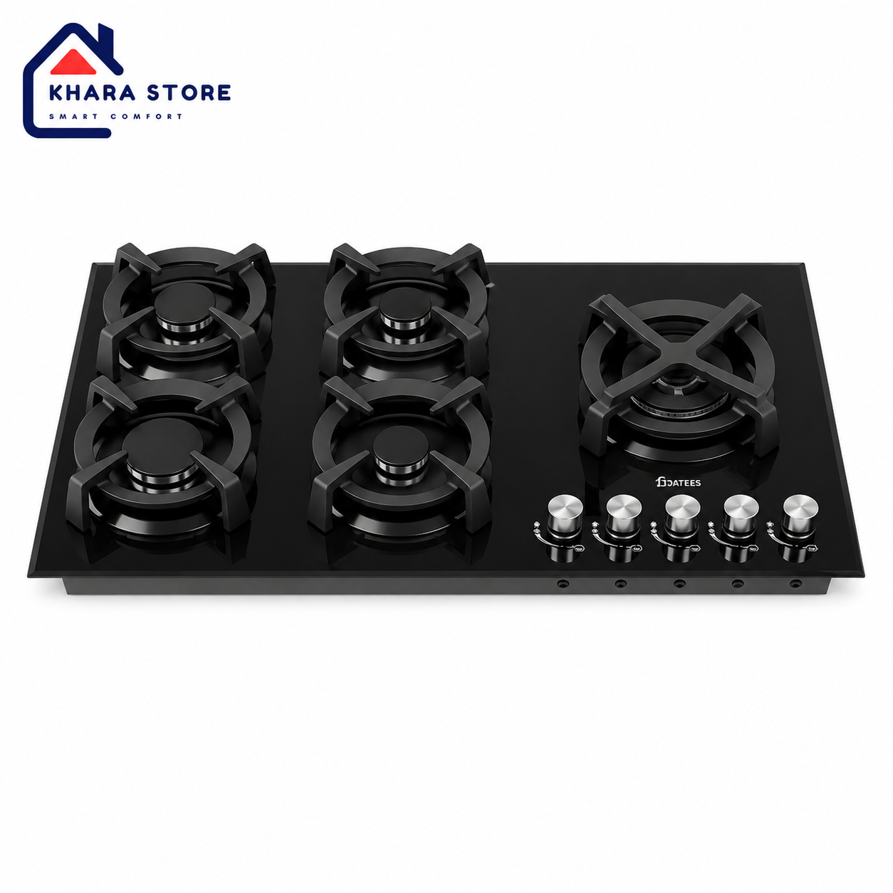 اجاق گاز شیشه ای داتیس مدل D G 579 اجاق گاز شیشه ای داتیس مدل D G 579