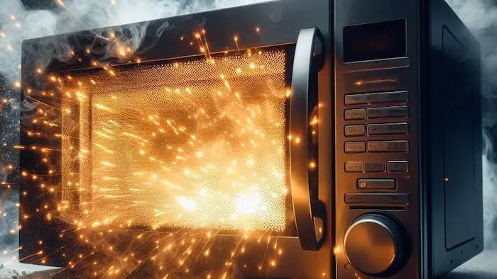 جرقه زدن داخل فر برقی
